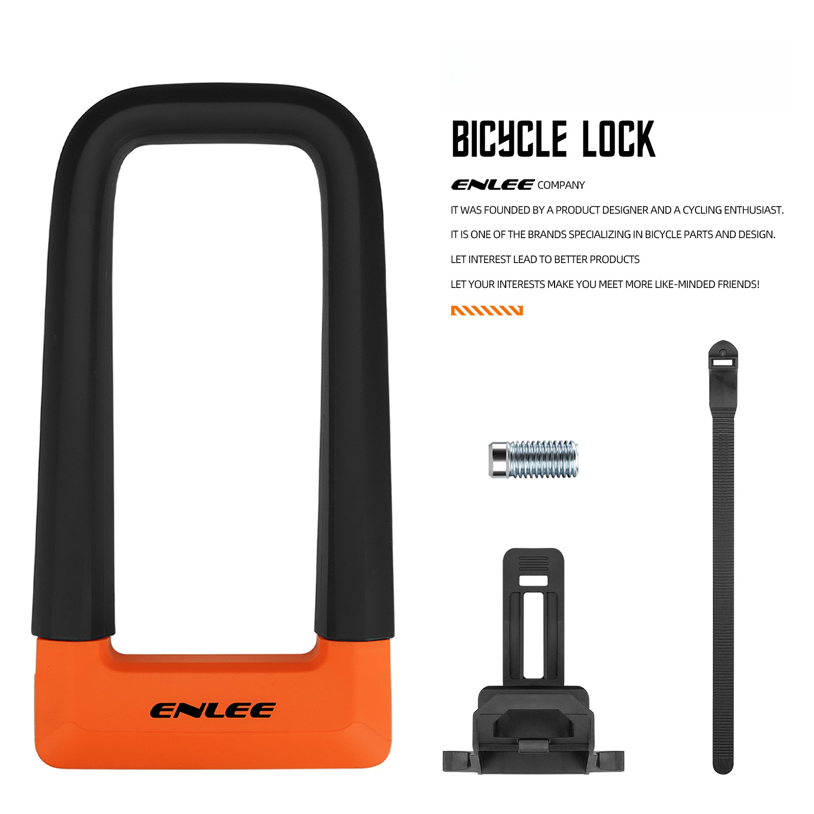 U Lock Heavy Duty - Candado en U Antirrobo ENLEE para