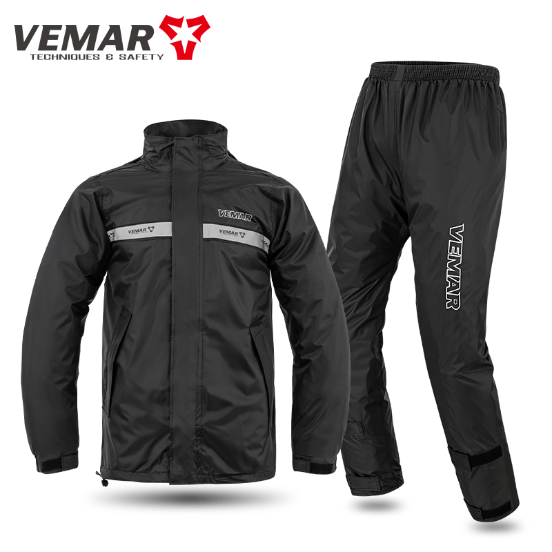 Cycling Rain Jacket Commute - VEMAR Ropa Impermeable para Motocicleta, Chaqueta