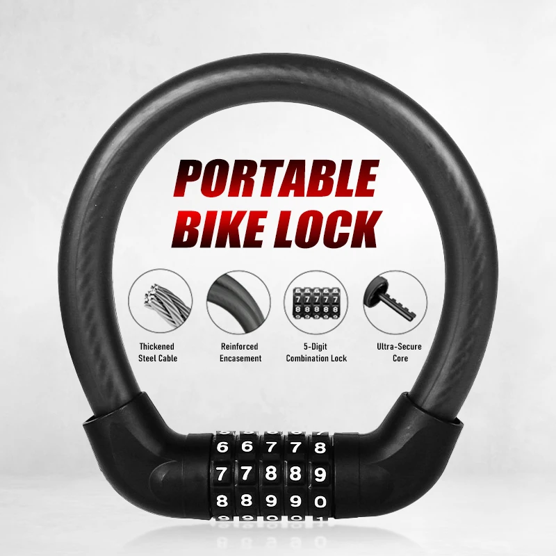 U Lock Heavy Duty - Candado de Combinación de 5 Dígitos