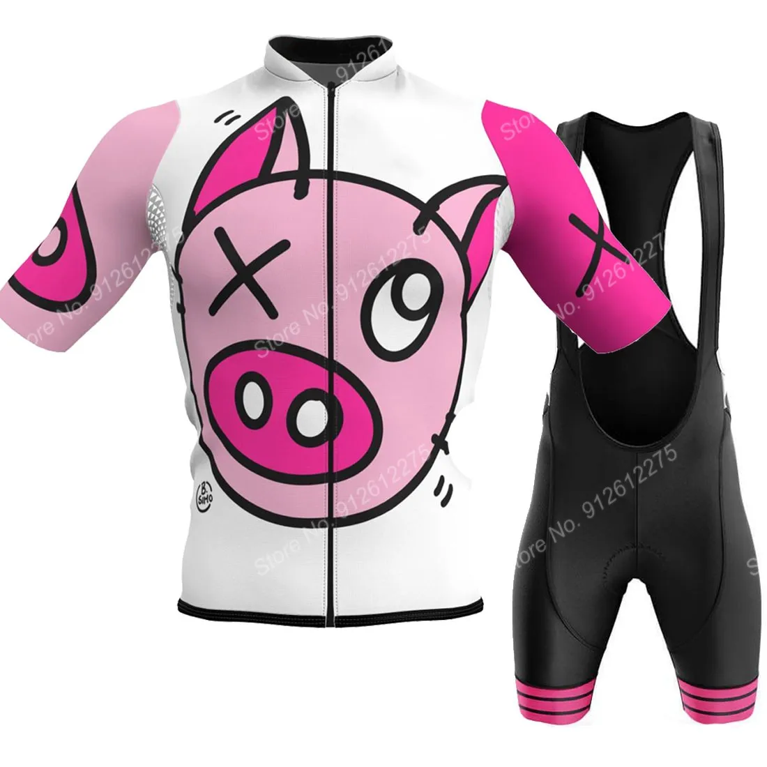 Cycling Commute Shorts - Conjunto de camiseta de ciclismo de
