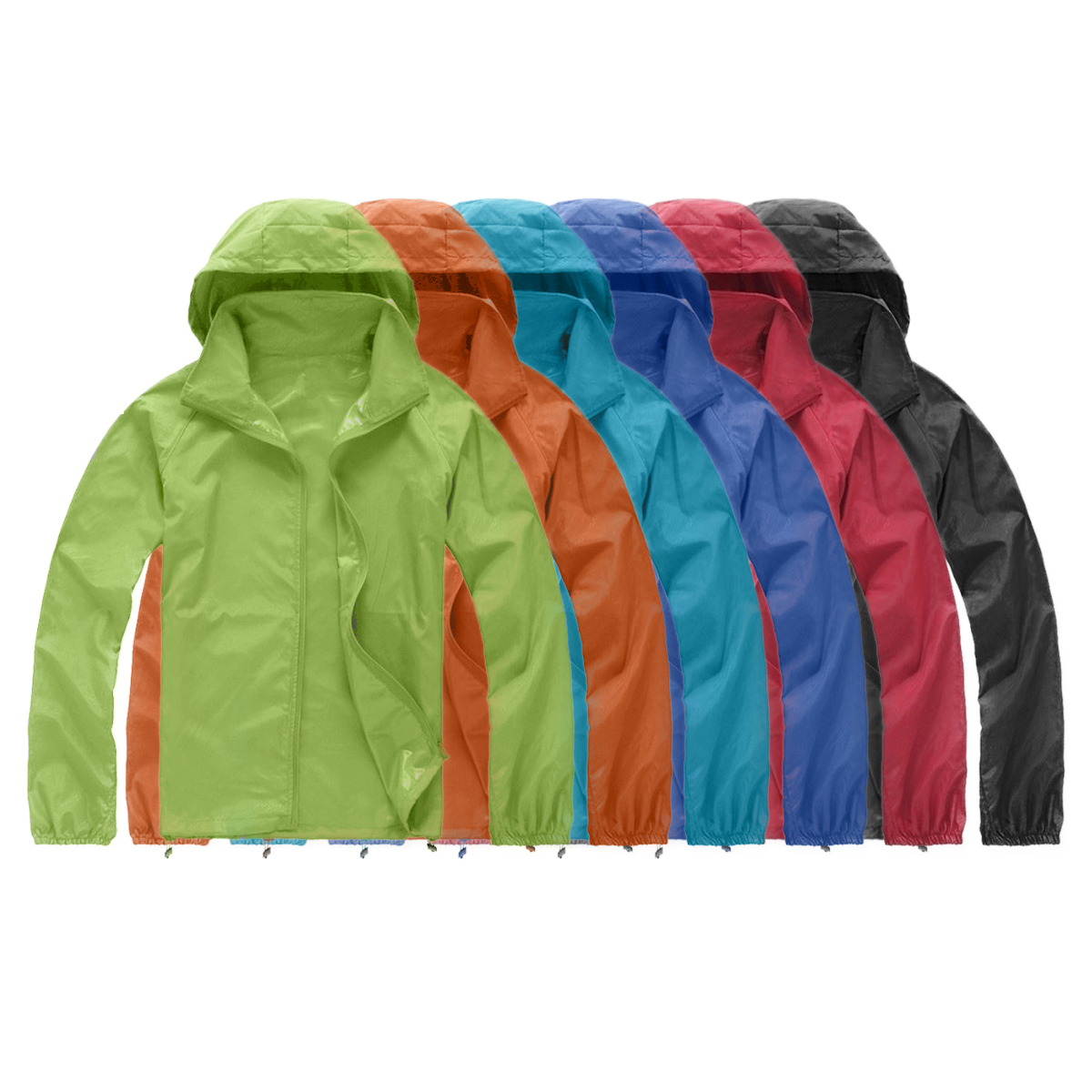 Cycling Rain Jacket Commute - Chaqueta impermeable Unisex de tela impermeable
