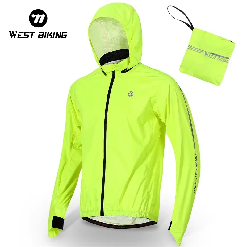 Cycling Rain Jacket Commute - Chaqueta de Ciclismo WEST BIKING para