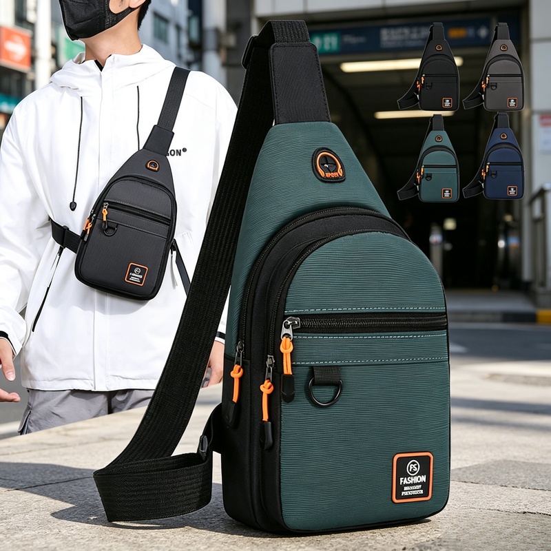 Cycling Commuter Backpack - Bolsa de pecho deportiva impermeable para
