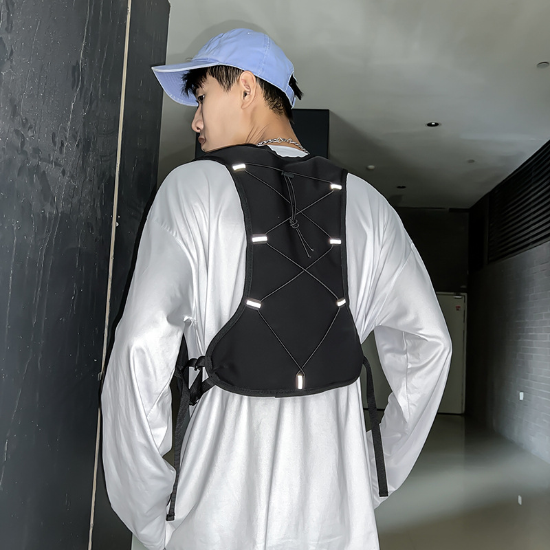 Bolsa de Pecho Estilo Hip Hop  - Reflective Vest Cycling reseña y precio
