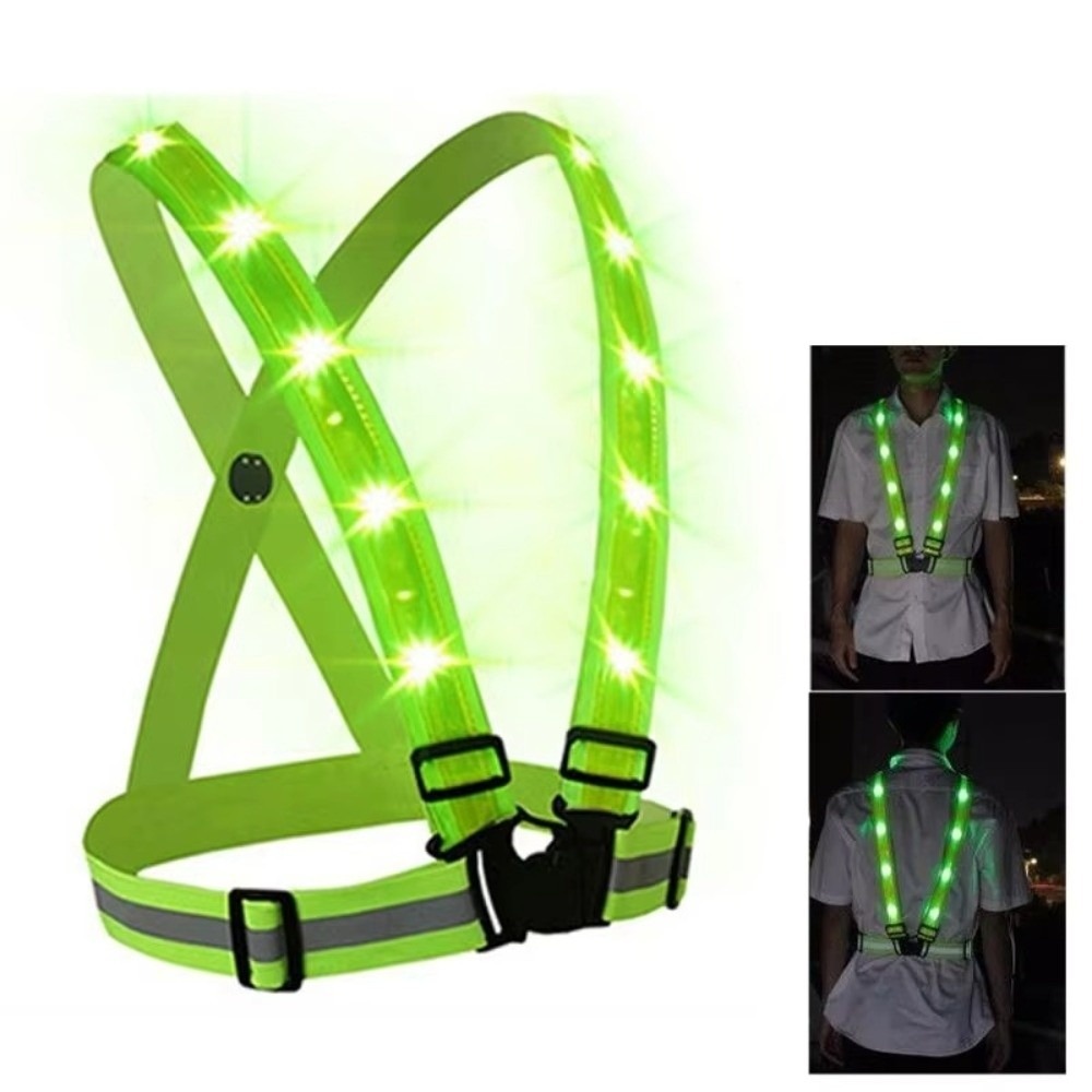 Nuevo Chaleco de Seguridad LED - Reflective Vest Cycling reseña y precio