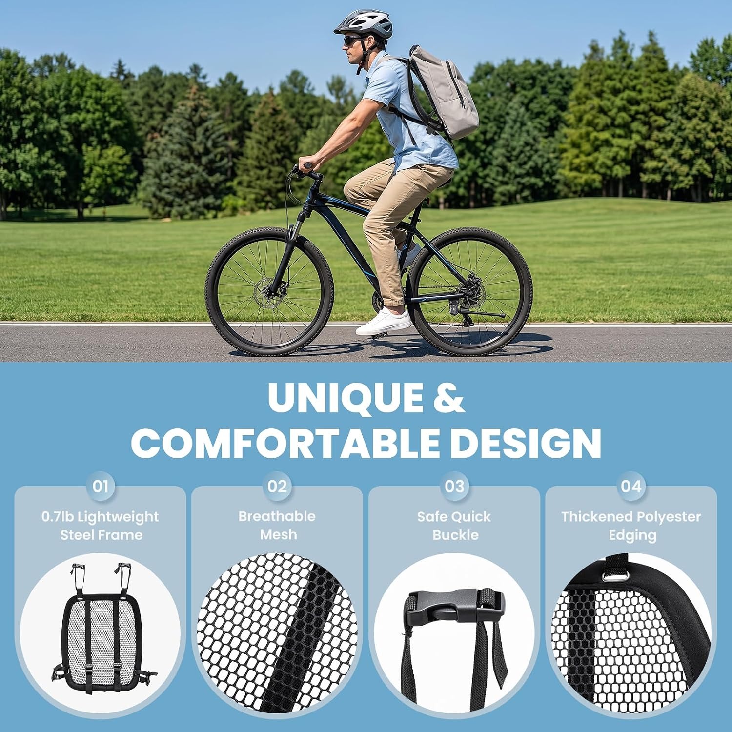 Mochila Ligera con Ventilación - Cycling Commuter Backpack reseña y precio