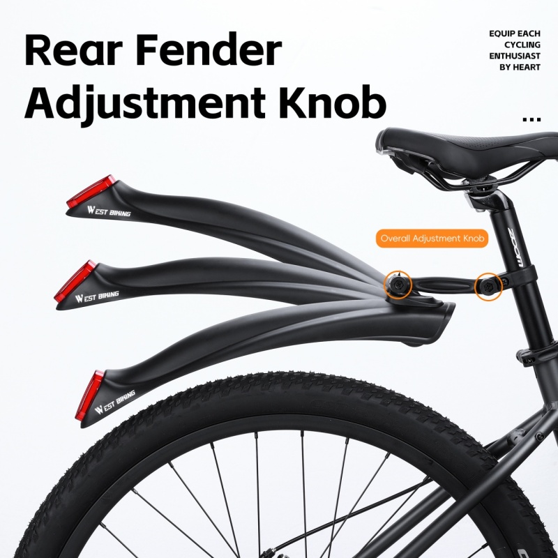 WEST BIKING-guardabarros refle - Fender Mudguard Set reseña y precio