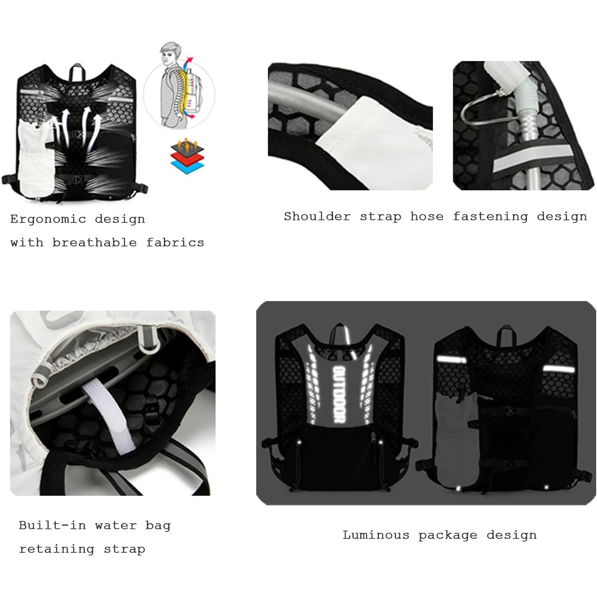 Chaleco de Hidratación Reflect - Reflective Vest Cycling reseña y precio